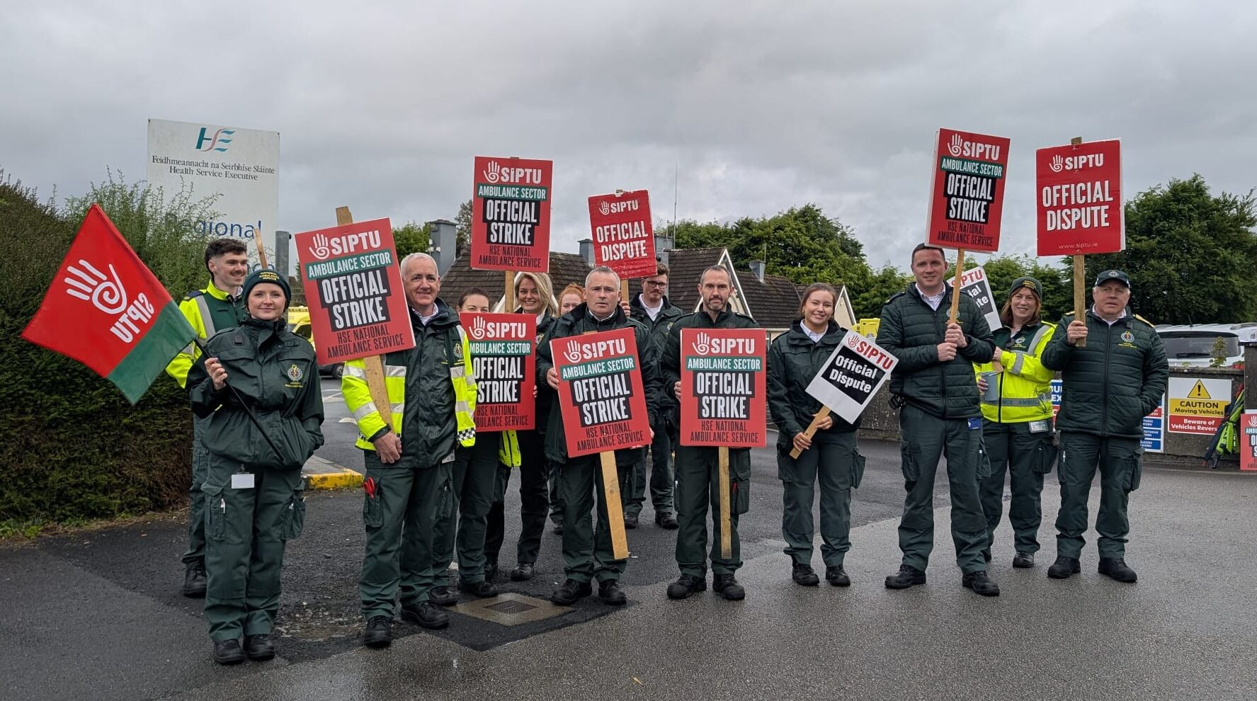 Full support to striking Ambulance workers 